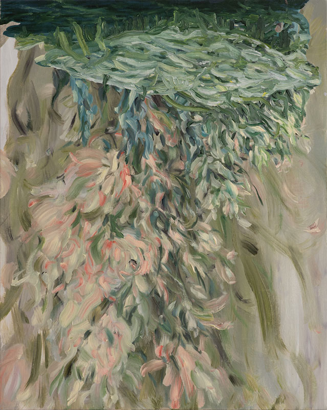 Chute, huile-sur toile, 81 x 65 cm, 2023©F.Ney