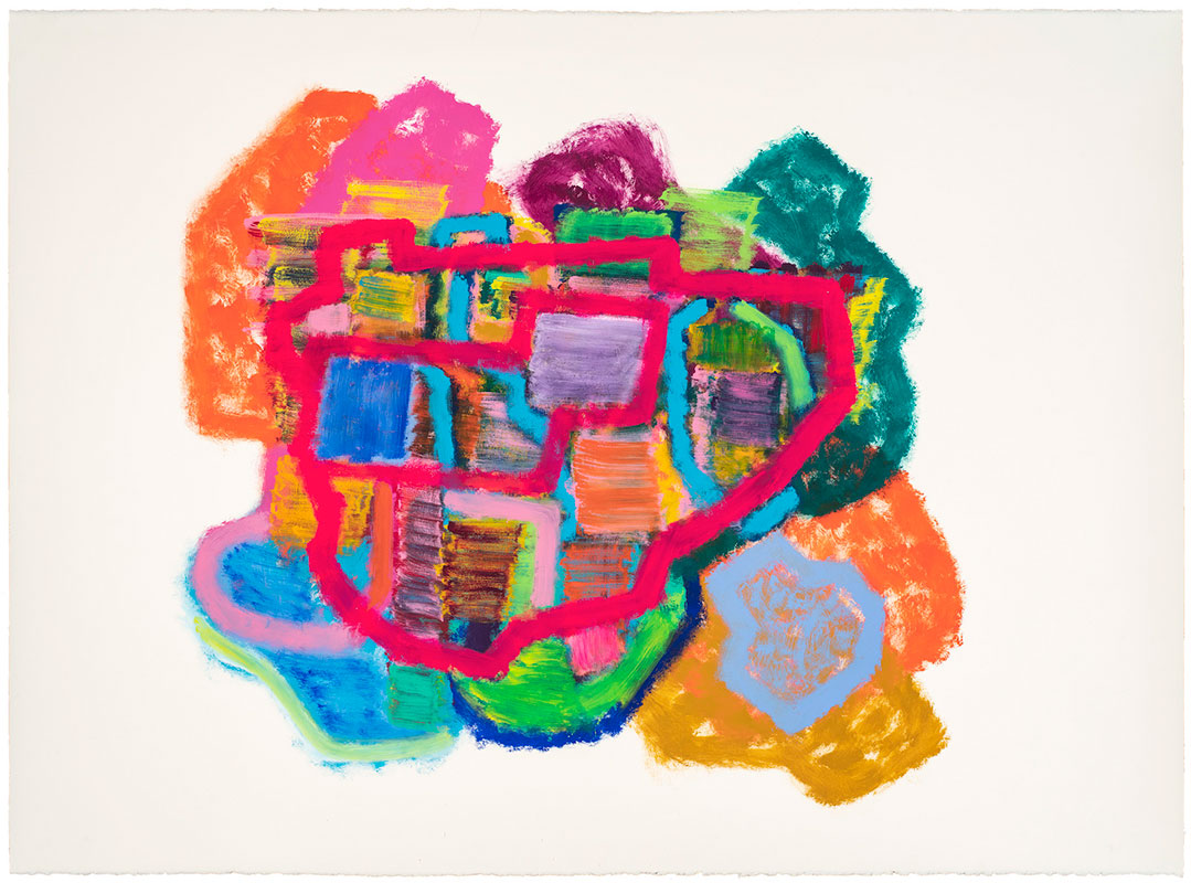 Sans titre, gouache sur papier, 132 x 180 cm, 2021