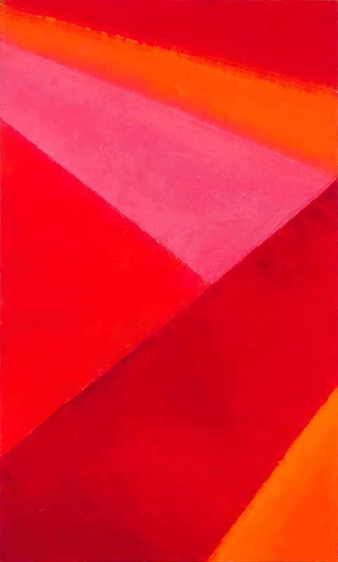 Don't Know, 1973, acrylique sur toile de coton, 152,4 x 91,44 cm © A. Ricci / Courtesy Galerie Jean Fournier