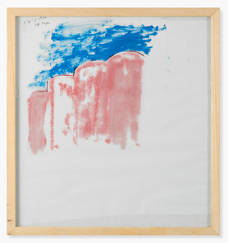 Le "94", 2014 peinture à l'huile, découpage sur papier 50 x 47 cm GJF PB013