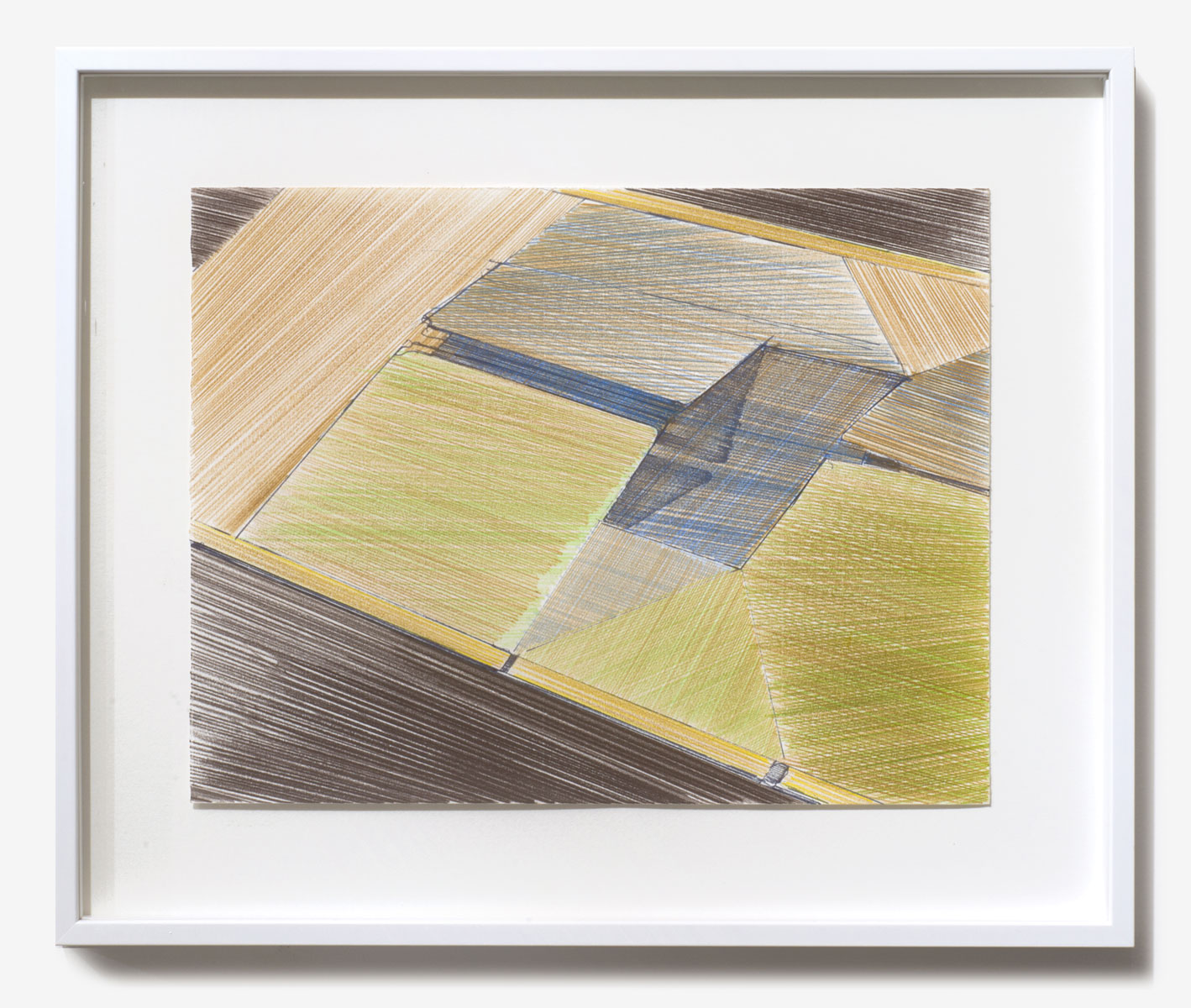 Colissimo # 9, 2021 crayon de couleur sur papier, 25 x 32 cm