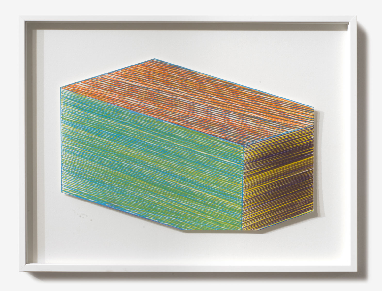 Colissimo # 40, 2021 crayon de couleur sur papier, 24 x 33 cm